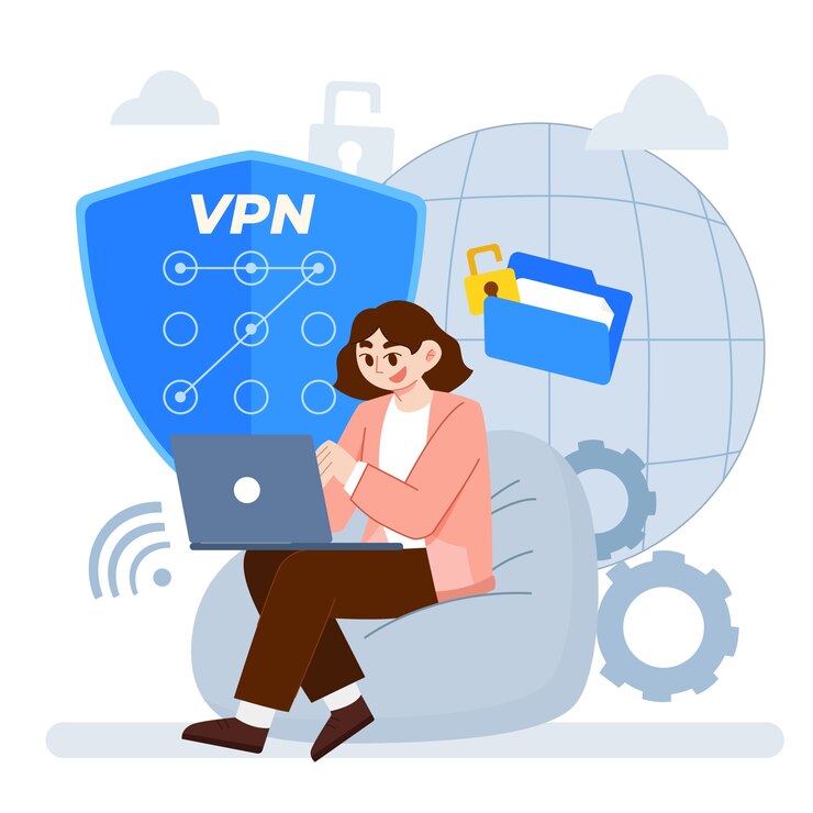 hand drawn vpn illustration 23 2149229494