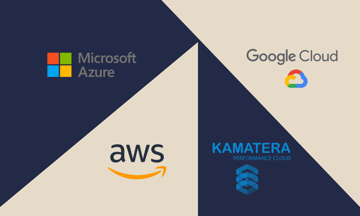 مجموعة من العلامات التجارية ل سيرفرات مجانية Microsoft Azur, AWS, Google Cloud, 