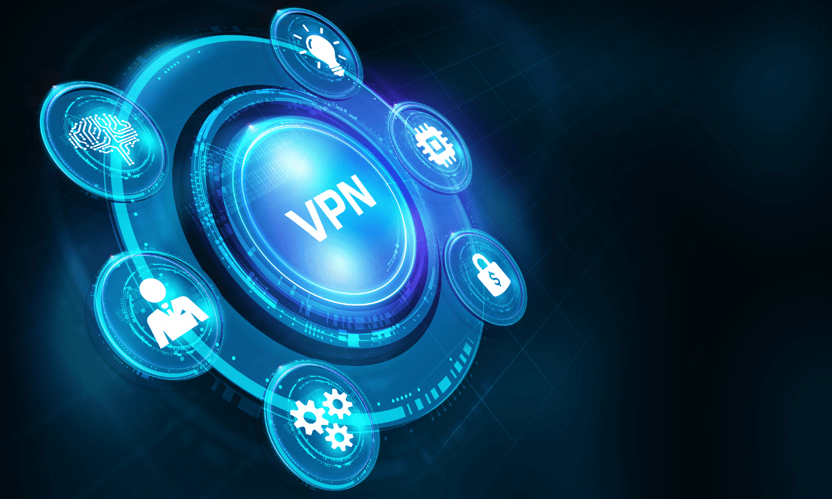 صورة تظهر رمز الشبكة الافتراضية VPN وأساسياتها