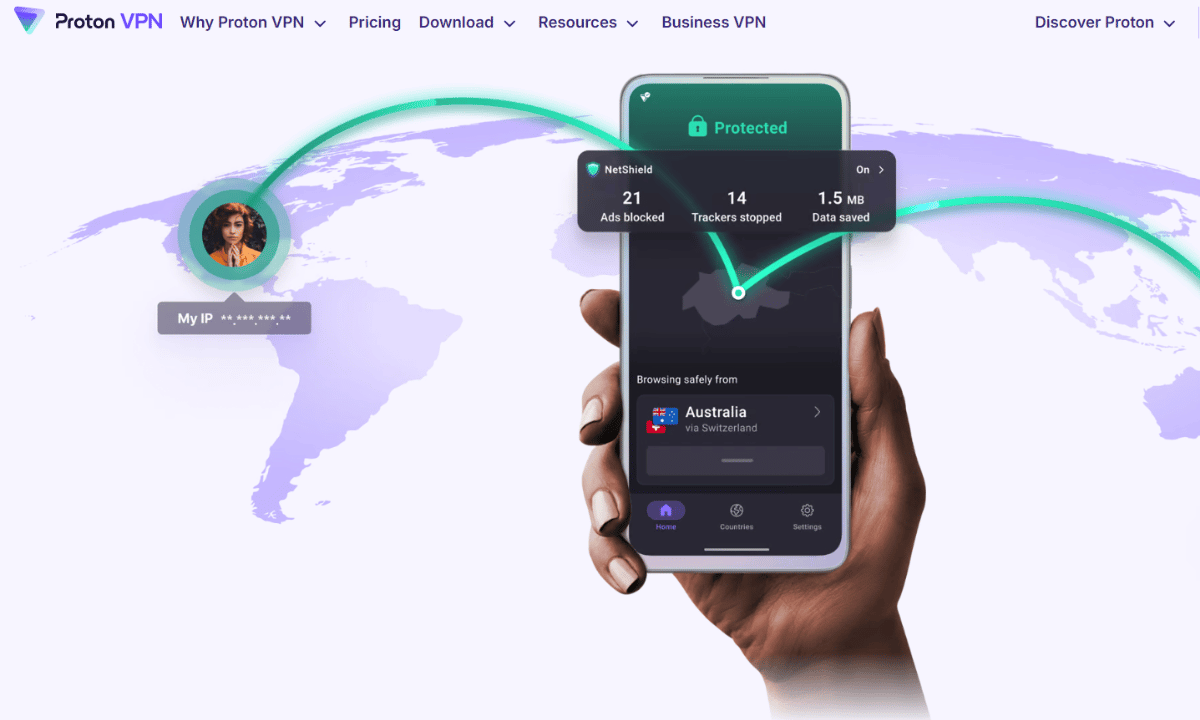 Proton VPN افضل VPN للكمبيوتر