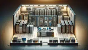 ما هو مركز البيانات (Data Center)؟ اكتشف أهميته وآلية عمله 3 عرض علوي لمكونات مراكز البيانات