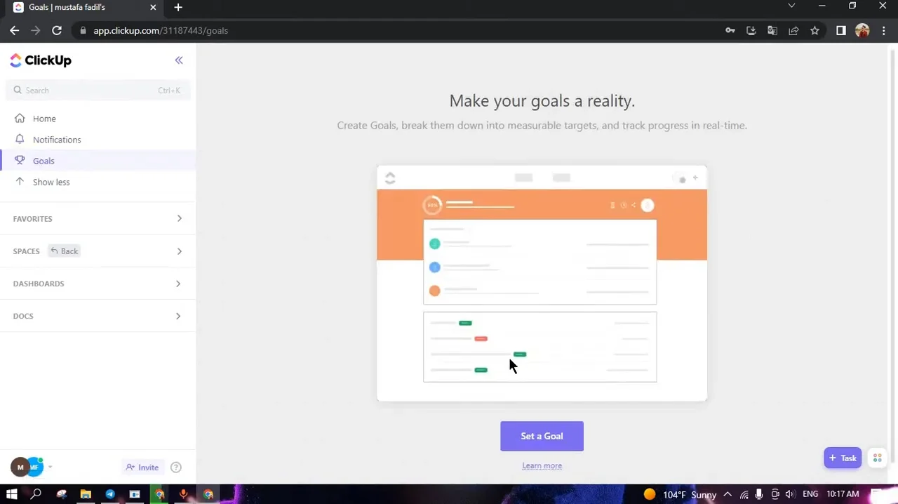 شرح ClickUp: أفضل أداة لتنظيم وإدارة العمل عن بعد 57 شرح منصة ClickUp 7