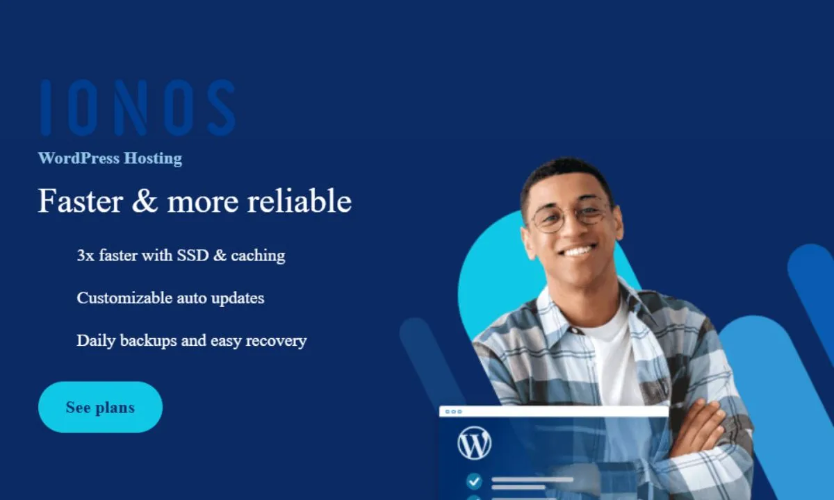 استضافة ووردبريس من IONOS مع أداء أسرع وحماية.