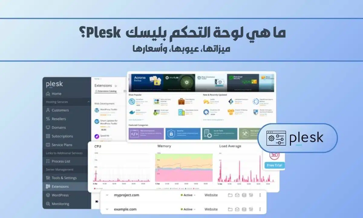 تعرف على بليسك Plesk: أشهر لوحة تحكم لإدارة المواقع والخوادم